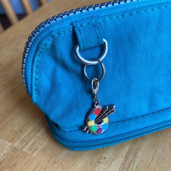 Kipling Gitroy Pencil Case Bright Aqua Combo - Picture 2 of 12